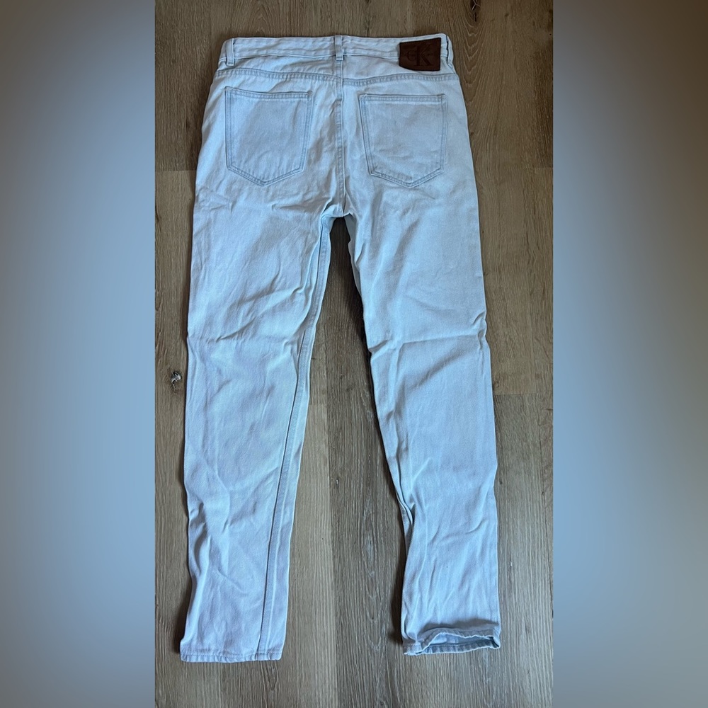 Men’s Calvin Klein Light Washed Slim fit Denim Jeans 30 x 32 - Picture 3 of 7